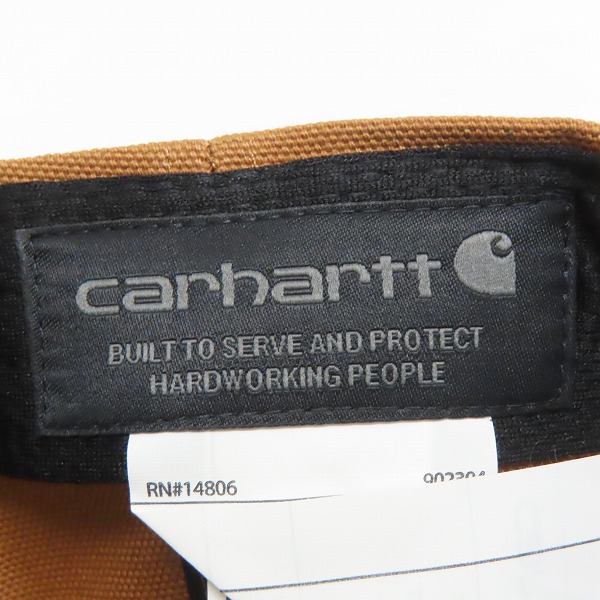 実際に弊社で買取させて頂いた(7)Carhartt/カーハート Firm Duck Flat Brim Cap ファームダック フラットブリム キャップ ブラウン AH1604-M/OSFAの画像 6枚目