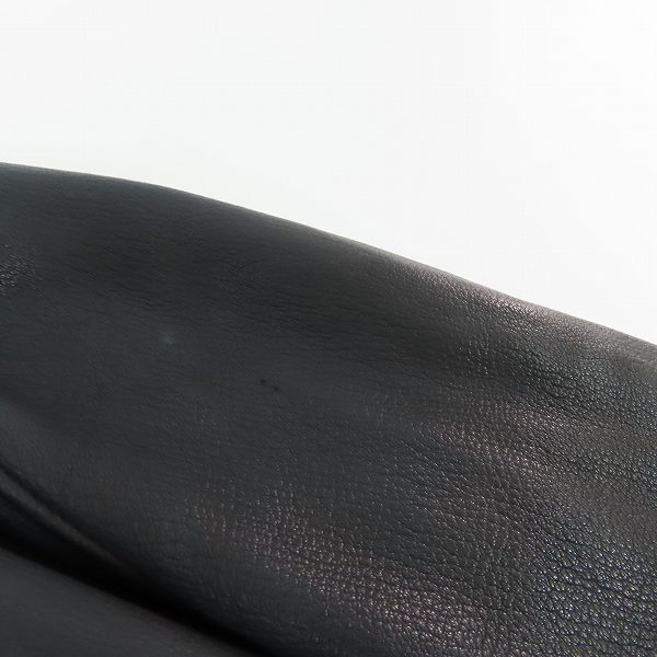 実際に弊社で買取させて頂いたWJK/ダブルジェイケイ リブ付き レザージャケット/ブルゾン 264 dr01/Mの画像 6枚目