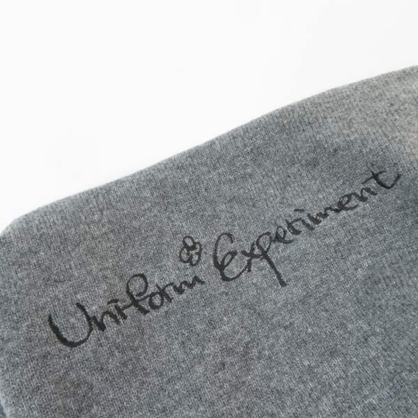 実際に弊社で買取させて頂いたuniform experiment/ユニフォームエクスペリメント19AW EMBROIDERY CREW NECK ニット UE-192074/1の画像 6枚目