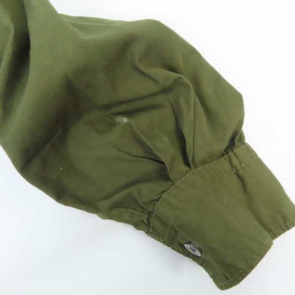 実際に弊社で買取させて頂いたCOMME des GARCONS/コムデギャルソン 長袖シャツ ミリタリー HO-B043 /Mの画像 8枚目