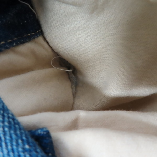 実際に弊社で買取させて頂いたMARBLES/マーブルズ ダメージ/リペア加工 デニムパンツ MPT-A1511B /Lの画像 4枚目