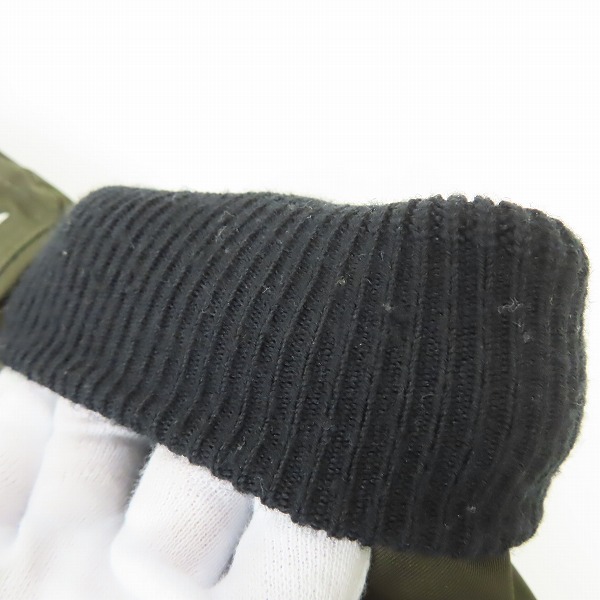 実際に弊社で買取させて頂いたBack Channel/バックチャンネル ナイロン ジップアップ ブルゾン MA-1/Mの画像 7枚目