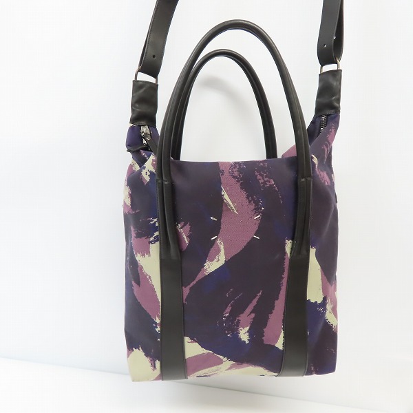 実際に弊社で買取させて頂いたMaison Martin Margiela 11/メゾンマルタンマルジェラ 総柄レザー 2WAYショルダーバッグ/トートバッグ S55WC0012 S43526の画像 1枚目