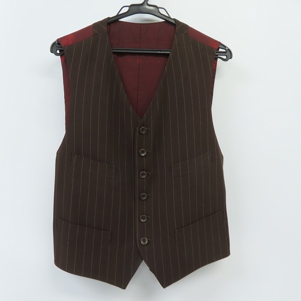 実際に弊社で買取させて頂いたJEAN PAUL GAULTIER CLASSIQUE/ジャンポールゴルチェ ストライプ ベスト/48