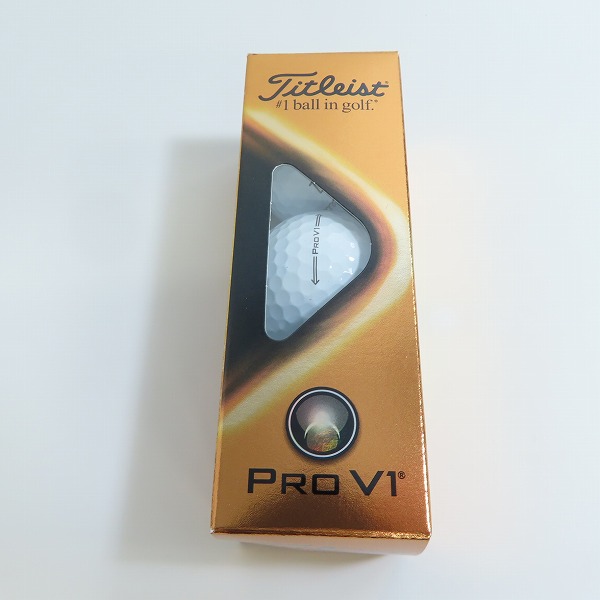 実際に弊社で買取させて頂いた(2)【未使用/オウンネーム】Titleist/タイトリスト PRO V1 ゴルフボール 1ダースの画像 1枚目