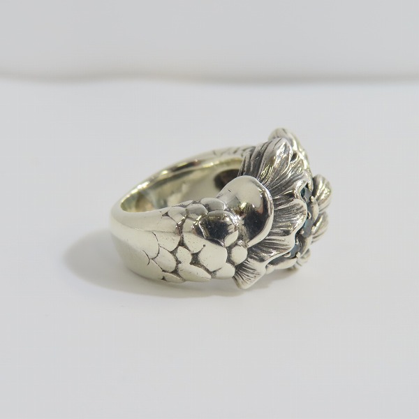 実際に弊社で買取させて頂いたBloody Mary/ブラッディマリー ブルーリープフィン リング 8号の画像 4枚目