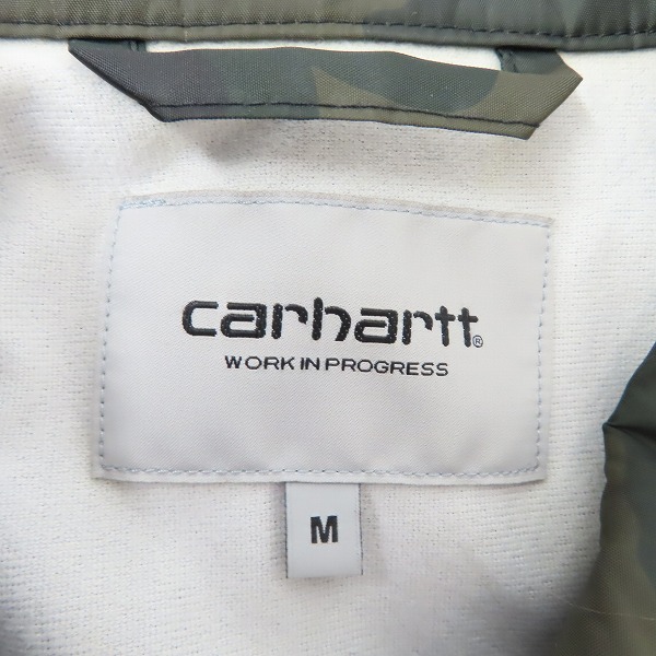 実際に弊社で買取させて頂いたCarhartt WIP/カーハートダブリューアイピー SPORTS COACH JACKET コーチジャケット カモフラ柄/迷彩/Mの画像 2枚目