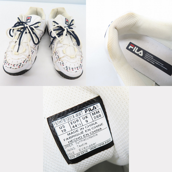 実際に弊社で買取させて頂いたFILA/フィラ ローカット/ハイカット スニーカー 4点セットの画像 2枚目