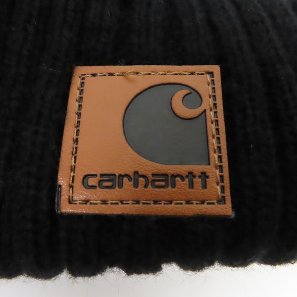 実際に弊社で買取させて頂いたCarhartt/カーハート USA製  ニットキャップ/帽子 ブラック A18 BLKの画像 6枚目