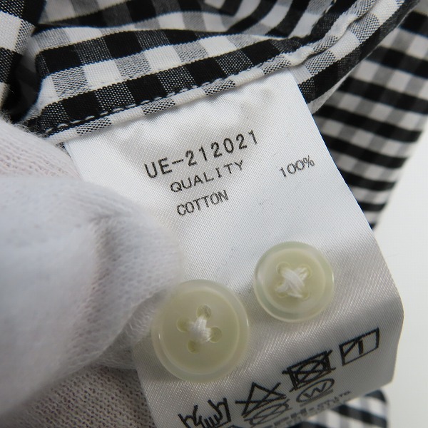 実際に弊社で買取させて頂いたUNIFORM EXPERIMENT/ユニフォームエクスペリメント 長袖チェックシャツ BIG B.D SHIRT /1の画像 3枚目
