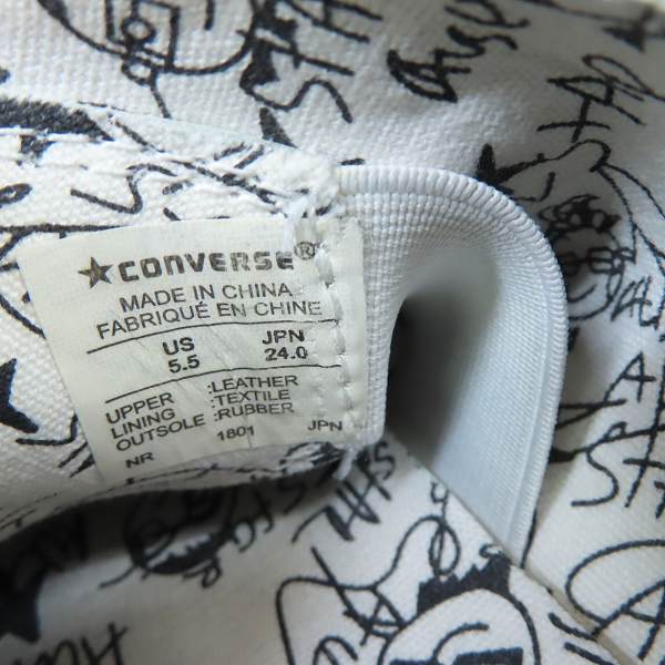 実際に弊社で買取させて頂いたCONVERSE×BARNEYS NEW YORK/コンバース×バーニーズニューヨーク 別注 AVANT スリッポン 24の画像 5枚目
