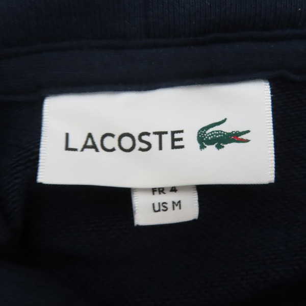 実際に弊社で買取させて頂いたLACOSTE/ラコステ プルオーバー パーカー  ビッグロゴプリント SH059EL/Mの画像 2枚目