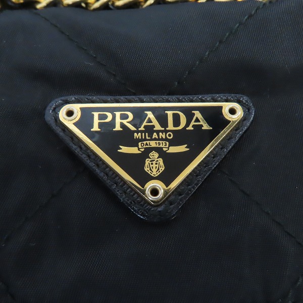 実際に弊社で買取させて頂いた【難有り】PRADA/プラダ チェーン ショルダー バッグ B1467Yの画像 6枚目