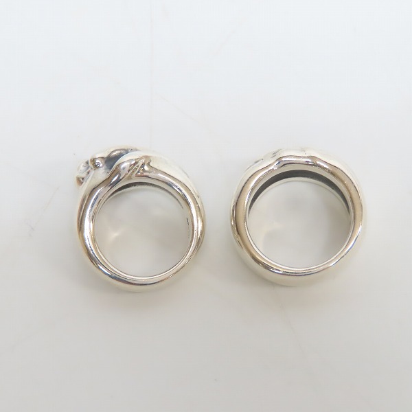 実際に弊社で買取させて頂いたBloody Mary/ブラッディマリー モチーフ リング 2点セットの画像 4枚目