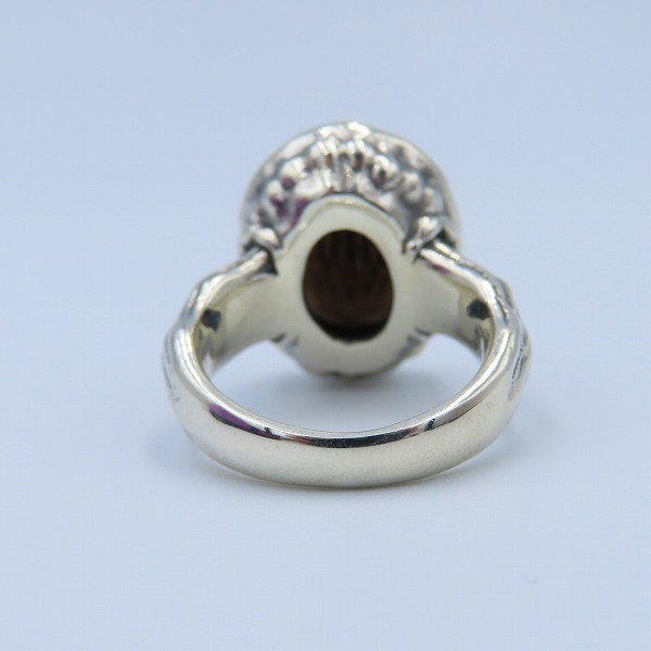 実際に弊社で買取させて頂いたBloody Mary/ブラッディマリー  ストーン リング w/スモーキークォーツ 18号の画像 4枚目