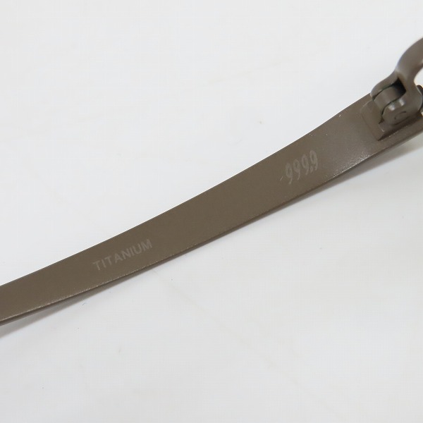 実際に弊社で買取させて頂いた999.9/フォーナインズ アイウェア/メガネフレーム S-821Tの画像 5枚目