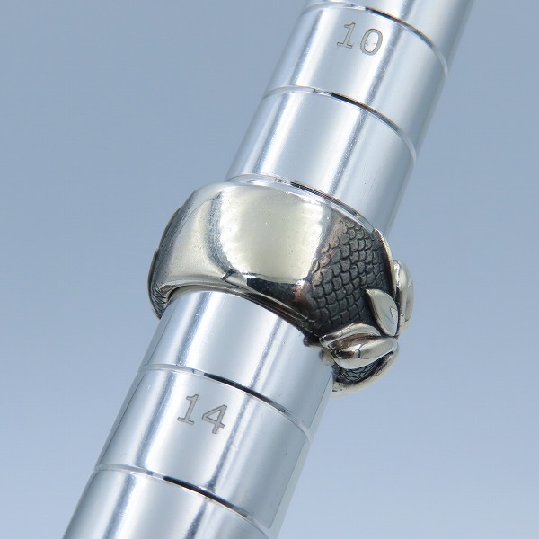 実際に弊社で買取させて頂いた【ギャラ付き】Bloody Mary ブラッディマリー Neptune/ネプチューン L リング 13号の画像 7枚目