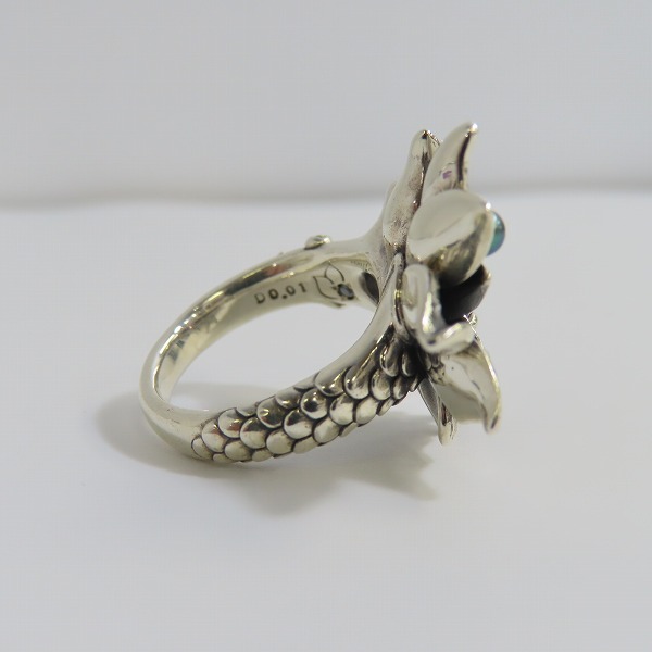 実際に弊社で買取させて頂いた【ギャラ付】Bloody Mary/ブラッディマリー サマフェス限定 ルミネセンス リングｗ/アメジスト＆ホワイトトパーズ BMR901/13号の画像 4枚目