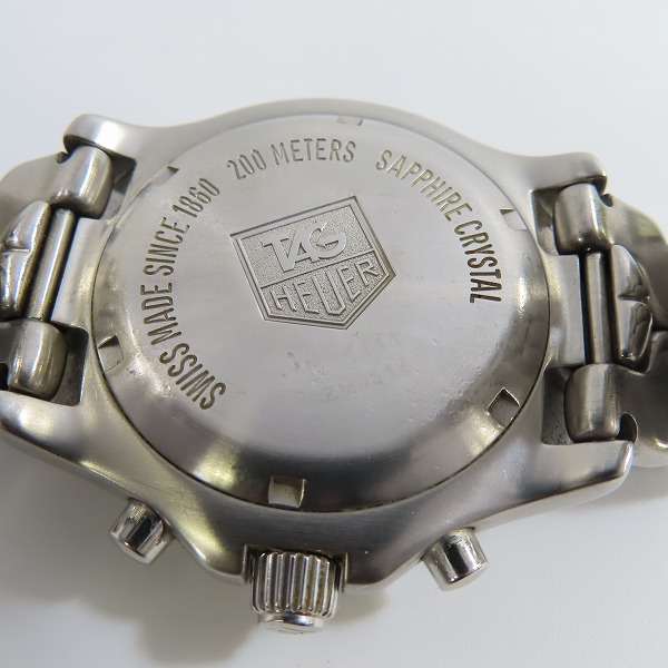 実際に弊社で買取させて頂いたTAG HEUER/タグホイヤー リンク クロノグラフ クォーツ 腕時計 CT1111【動作未確認】の画像 3枚目