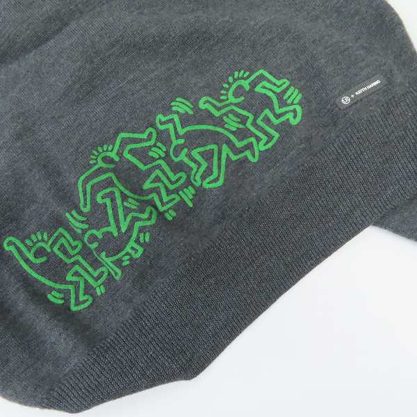 実際に弊社で買取させて頂いたuniform experiment×KEITH HARING/ユニフォームエクスペリメント×キースへリング カーディガン UE-112069/2の画像 7枚目