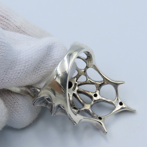 実際に弊社で買取させて頂いた【ギャラ付き】Bloody Mary/ブラッディマリー Aranea/アラネア リング w/ブラックスピネル 17号の画像 5枚目