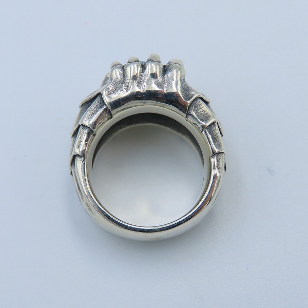 実際に弊社で買取させて頂いた【ギャラ付き】Bloody Mary/ブラッディマリー Seek/シーク/捜す リング w/スイスブルートパーズ 8号の画像 5枚目