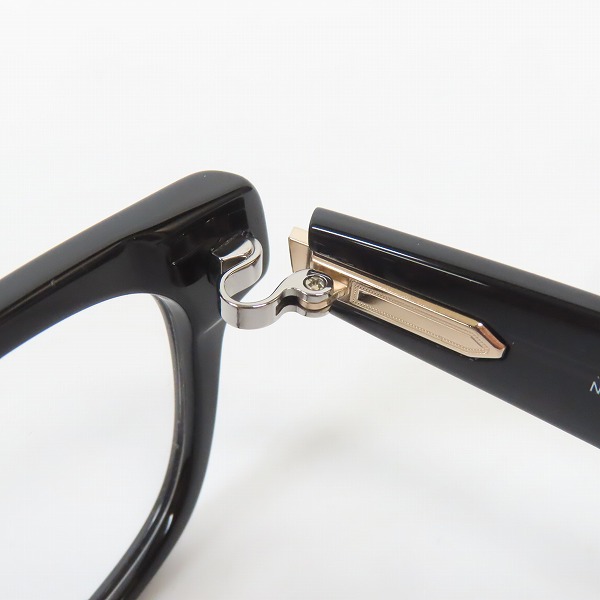 実際に弊社で買取させて頂いた999.9/フォーナインズ 眼鏡/メガネフレーム ブラック NP-151の画像 5枚目