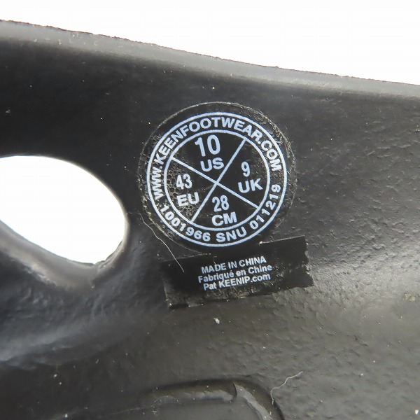 実際に弊社で買取させて頂いたKEEN/キーン サンダル YOGUI/ヨギ 1001966/28.0の画像 5枚目