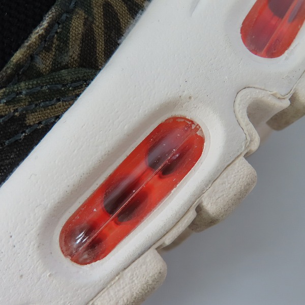 実際に弊社で買取させて頂いたNIKE×CARHARTT WIP/ナイキ×カーハート AIR MAX 95 エアマックス95 AV3866-001/27.5の画像 7枚目