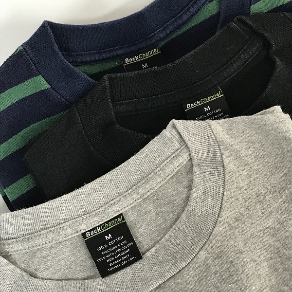 実際に弊社で買取させて頂いた【おまとめ品/未使用含む】BackChannel/バックチャンネル 胸ポケット プリント 半袖/長袖Tシャツの画像 1枚目