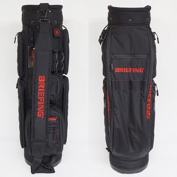 実際に弊社で買取させて頂いたBRIEFING/ブリーフィング CR-6 ゴルフ 8.5型 5分割キャディバッグ ブラックの画像 2枚目
