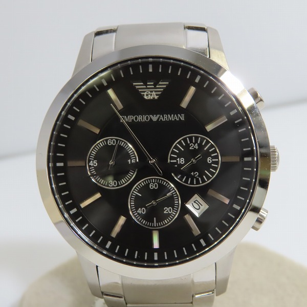 実際に弊社で買取させて頂いたEMPORIO ARMANI/エンポリオ アルマーニ クロノ メンズ ウォッチ AR-2434