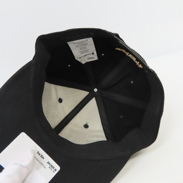 実際に弊社で買取させて頂いた(3)Carhartt/カーハート Firm Duck Flat Brim Cap ファームダック フラットブリム キャップ AH1604-M の画像 5枚目