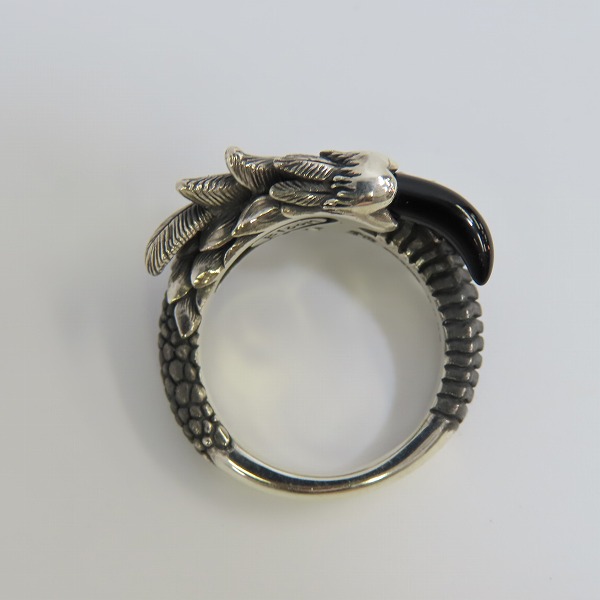 実際に弊社で買取させて頂いた【ギャラ付き】Bloody Mary/ブラッディマリー Bloom/ブルーム リング - 開花 wオニキスクローブラックダイヤモンド 13号の画像 5枚目