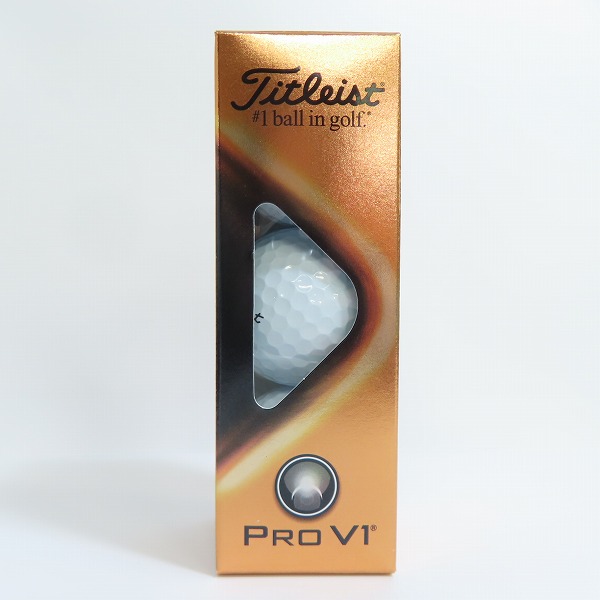 実際に弊社で買取させて頂いた(9)【未使用/オウンネーム】Titleist/タイトリスト PRO V1 ゴルフボール 1ダースの画像 1枚目
