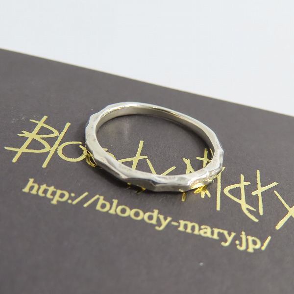 実際に弊社で買取させて頂いた【ギャラ付き】BloodyMary/ブラッディマリー Petra/ペトラ リング 13号