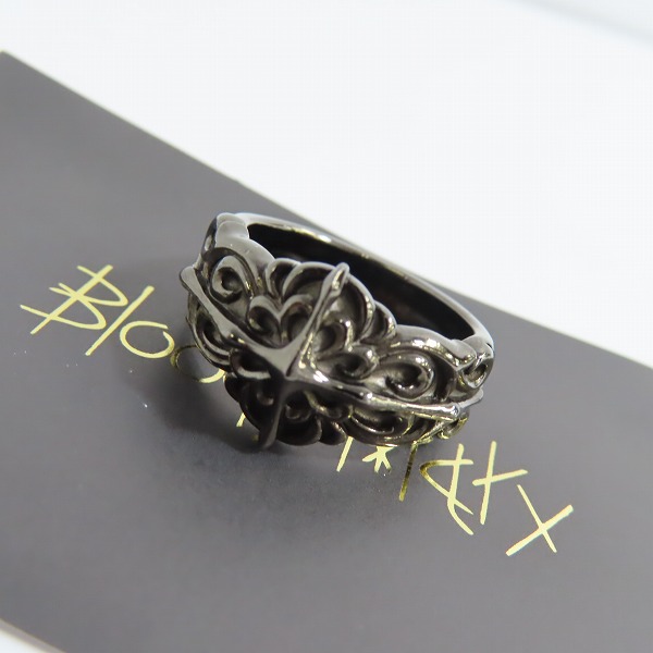 実際に弊社で買取させて頂いた【ギャラ付き】Bloody Mary/ブラッディマリー Cult/カルト リング ブラック 16号