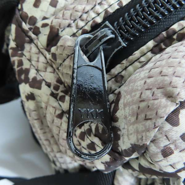 実際に弊社で買取させて頂いたHEAD PORTER/ヘッドポーター パイソン柄 ニューウエストバッグの画像 7枚目