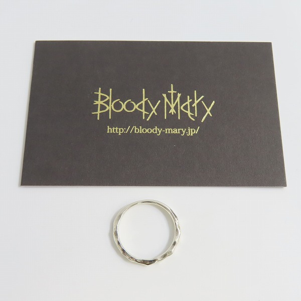 実際に弊社で買取させて頂いた【ギャラ付き】BloodyMary/ブラッディマリー Petra/ペトラ リング 13号の画像 9枚目