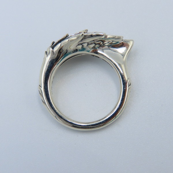 実際に弊社で買取させて頂いた【ギャラ付き】Bloody mary/ブラッディマリー Vivid/ヴィヴィッド リング w/ブルーダイヤモンド 11号の画像 5枚目