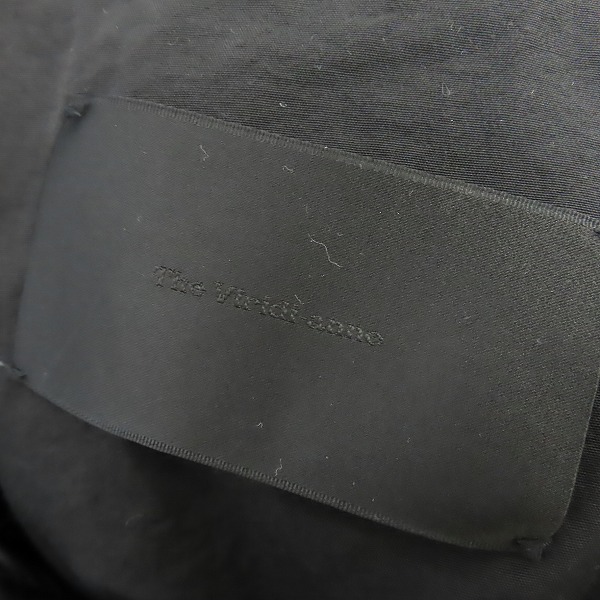 実際に弊社で買取させて頂いたThe Viridi-anne/ザ ヴィリジアン 15SS Nylon Cotton Hooded Down Blouson ハイネック ダウン ブルゾン VI-SI-026-06/1の画像 2枚目