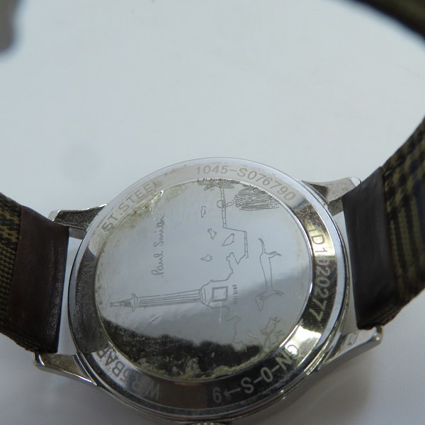 実際に弊社で買取させて頂いたPaul Smith/ポールスミス クォーツ 腕時計 1045-S076790【動作未確認】の画像 3枚目