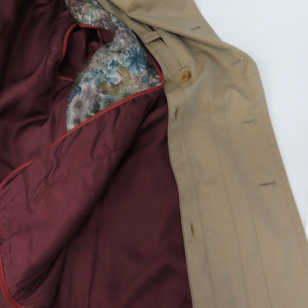 実際に弊社で買取させて頂いたPaul Smith collection/ポールスミス コレクション 柄切替中綿ライナー付きトレンチコート/Lの画像 7枚目