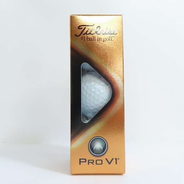 実際に弊社で買取させて頂いた(8)【未使用/オウンネーム】Titleist/タイトリスト PRO V1 ゴルフボール 1ダースの画像 1枚目