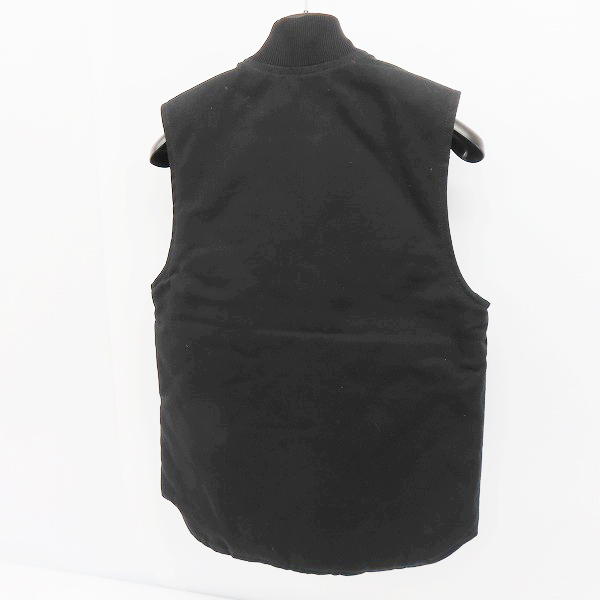 実際に弊社で買取させて頂いたCarhartt/カーハート ダック地 ジップアップ ベスト ブラック/Sの画像 1枚目
