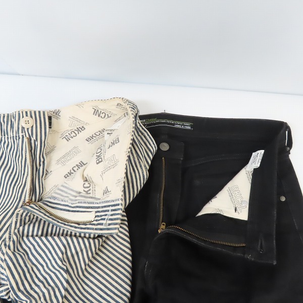 実際に弊社で買取させて頂いたBackChannel/バックチャンネル デニム ハーフパンツ/ショートパンツ/M 2点セットの画像 4枚目