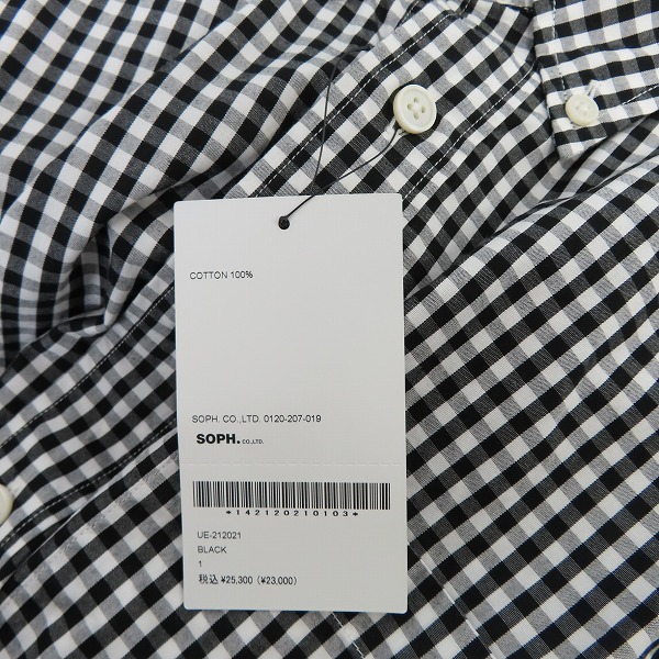 実際に弊社で買取させて頂いたUNIFORM EXPERIMENT/ユニフォームエクスペリメント 長袖チェックシャツ BIG B.D SHIRT /1の画像 6枚目