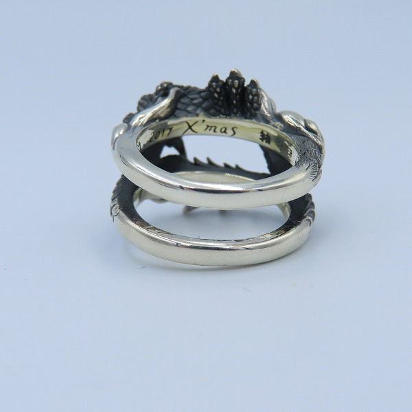 実際に弊社で買取させて頂いた【ギャラ付き/カスタム】Bloody Mary/ブラッディマリー 2017 Xmas Hidden Sky 羅?/ラーフ リング w/アイオライト 17号の画像 4枚目