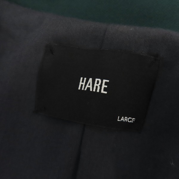 実際に弊社で買取させて頂いたHARE/ハレ ビックバルカラーコート HA030091AD/Lの画像 2枚目