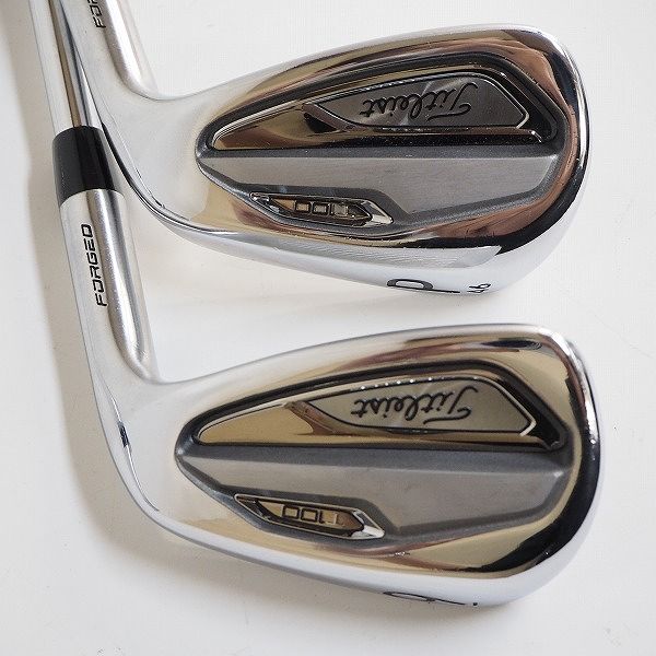 実際に弊社で買取させて頂いたTitleist/タイトリスト T100 FORGED アイアン #6~9,Pw 5本セット AMT TOUR WHITE FLEX：S200の画像 4枚目